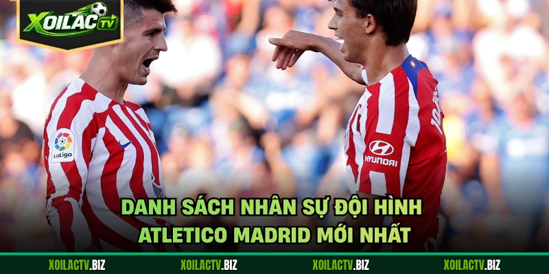 Danh sách nhân sự đội hình Atletico Madrid mới nhất