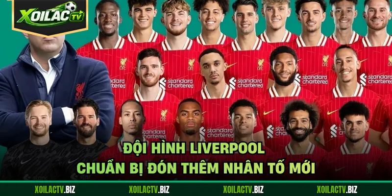 Đội hình Liverpool chuẩn bị đón thêm nhân tố mới
