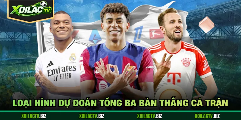 Loại hình dự đoán tổng ba bàn thắng cả trận