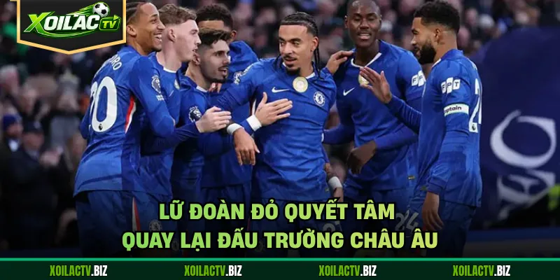 Lữ đoàn đỏ quyết tâm quay lại đấu trường châu Âu