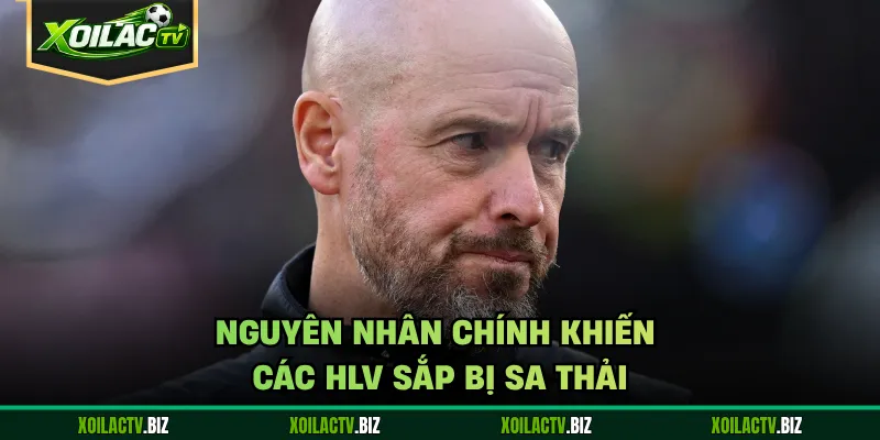 Nguyên nhân chính khiến các HLV sắp bị sa thải