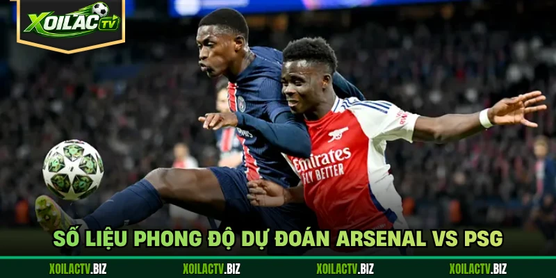 Số liệu phong độ dự đoán Arsenal vs PSG