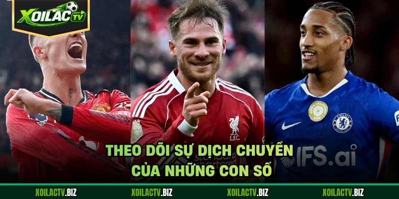 Theo dõi sự dịch chuyển của những con số