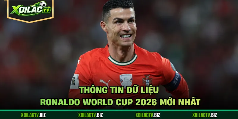 Thông tin dữ liệu Ronaldo World Cup 2026 mới nhất